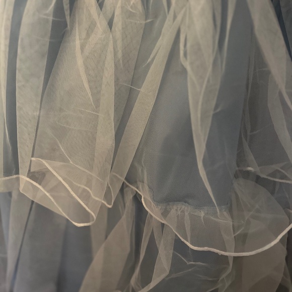 Prom dress Light Blue adjustable Spaghetti straps Size 5/6 NWT - Picture 5 of 7